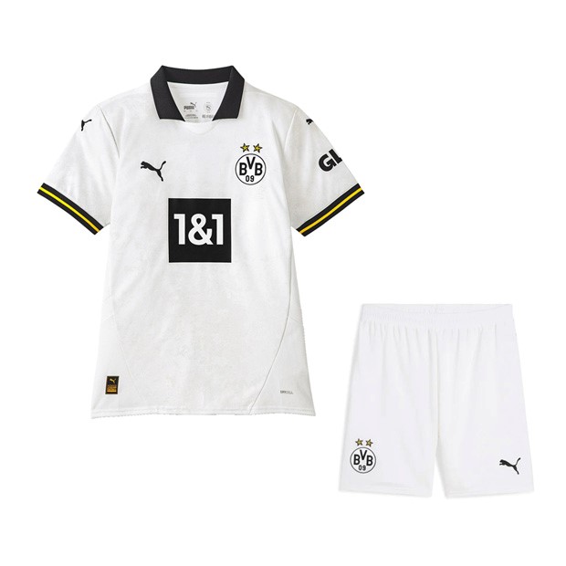 Camiseta Borussia Dortmund Weisse 3rd Niño 2024-2025